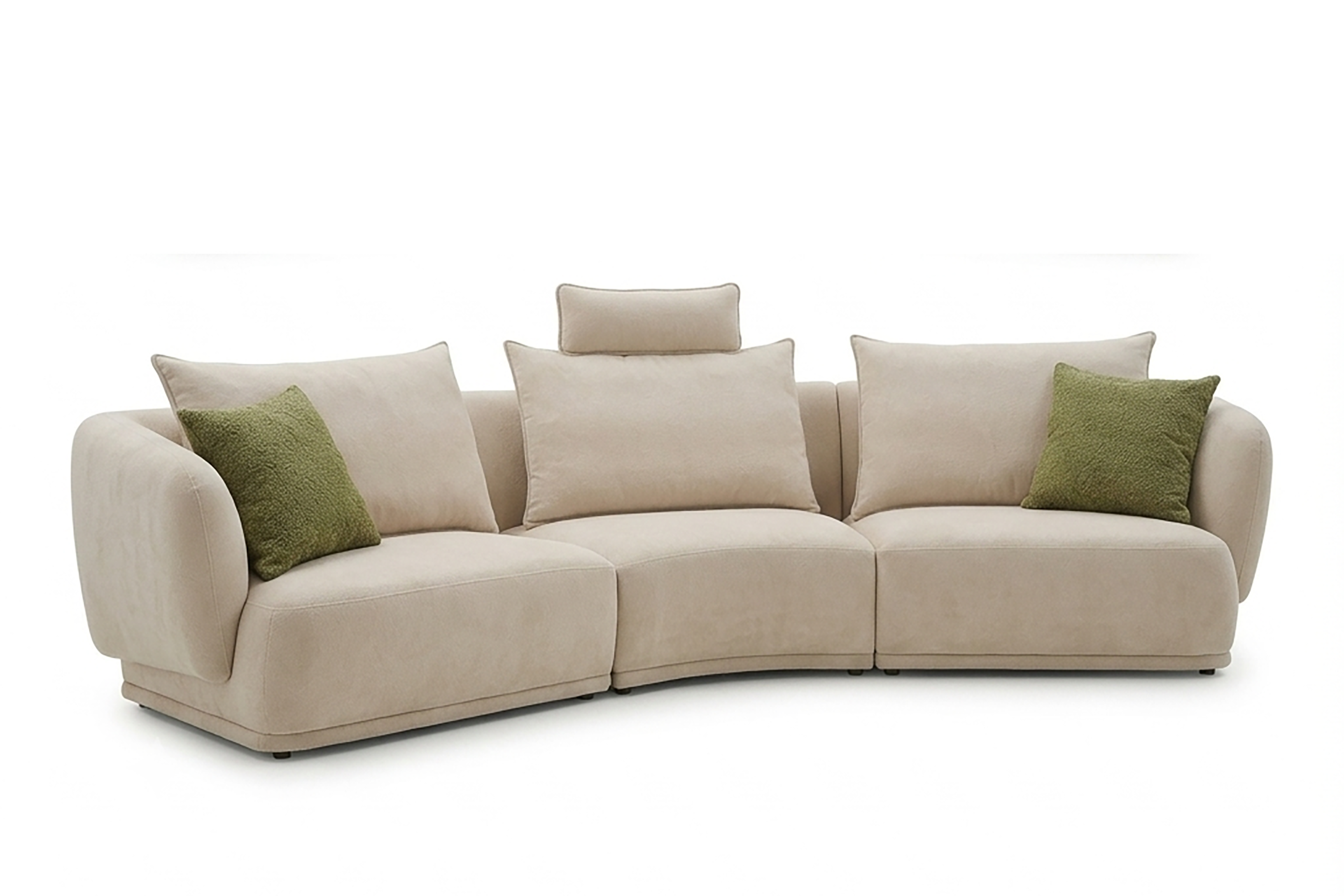 PAVELLA 3.5 Seater Sofa in Fabric by Castilla