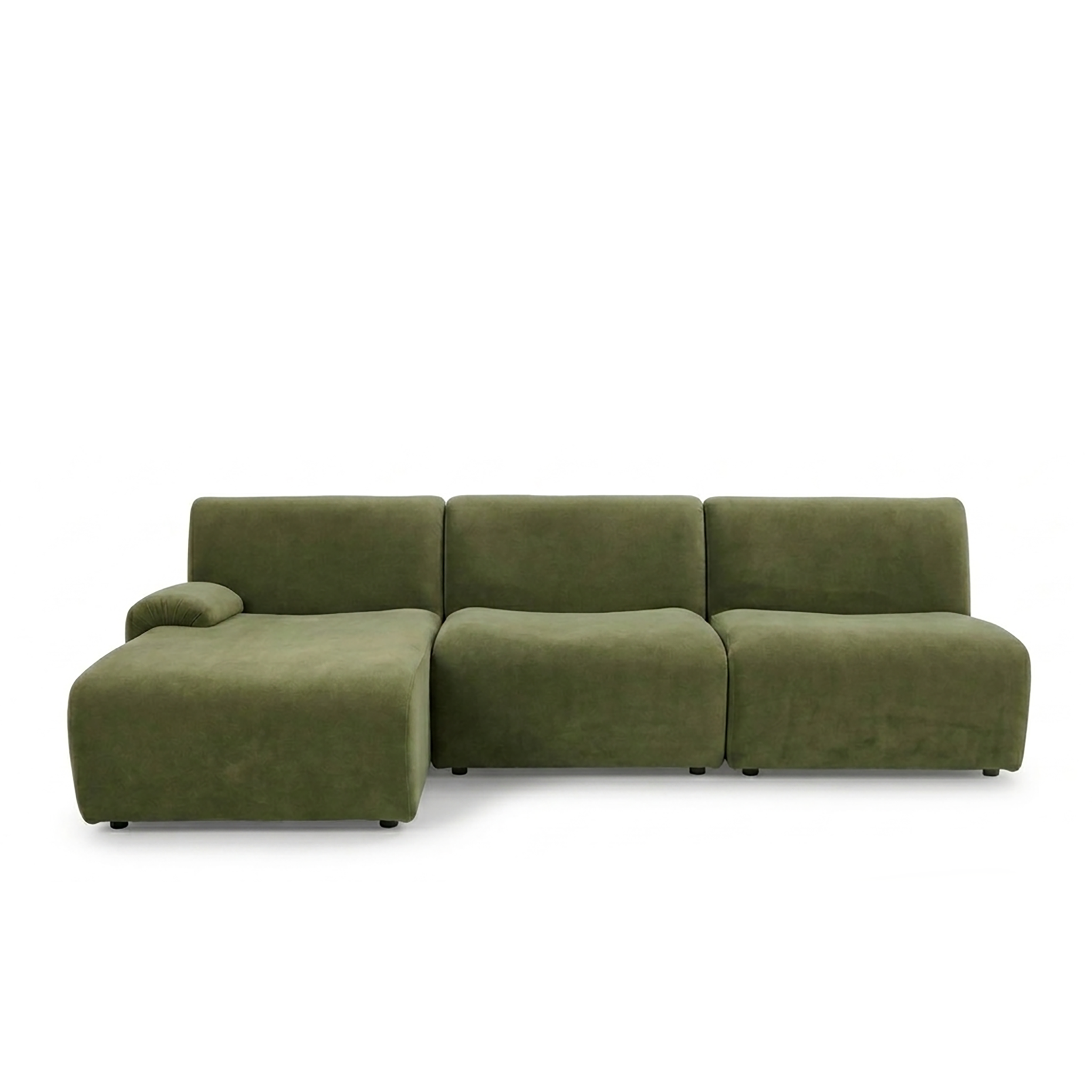 RUSSO L-Shaped Sofa in Fabric by Castilla