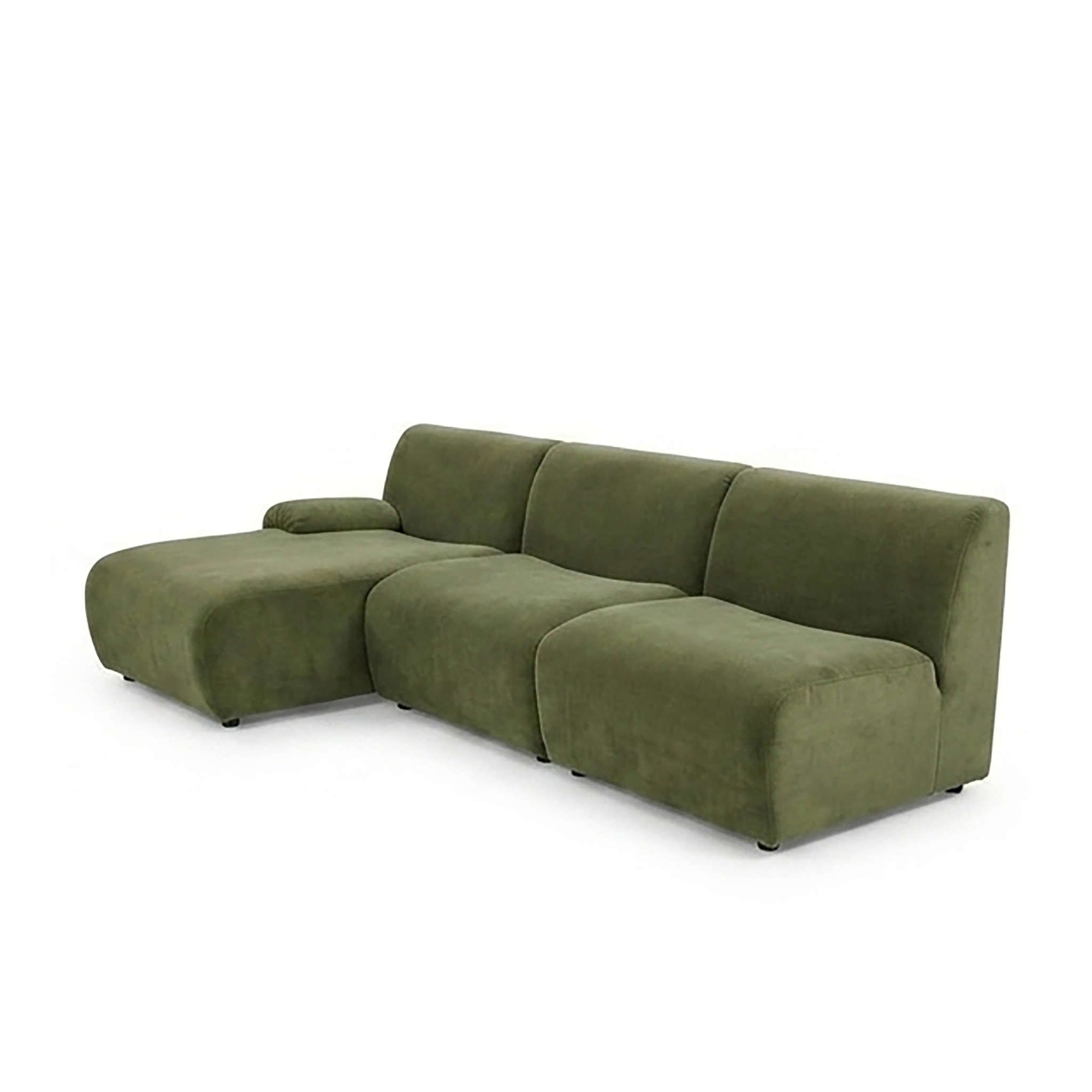 RUSSO L-Shaped Sofa in Fabric by Castilla