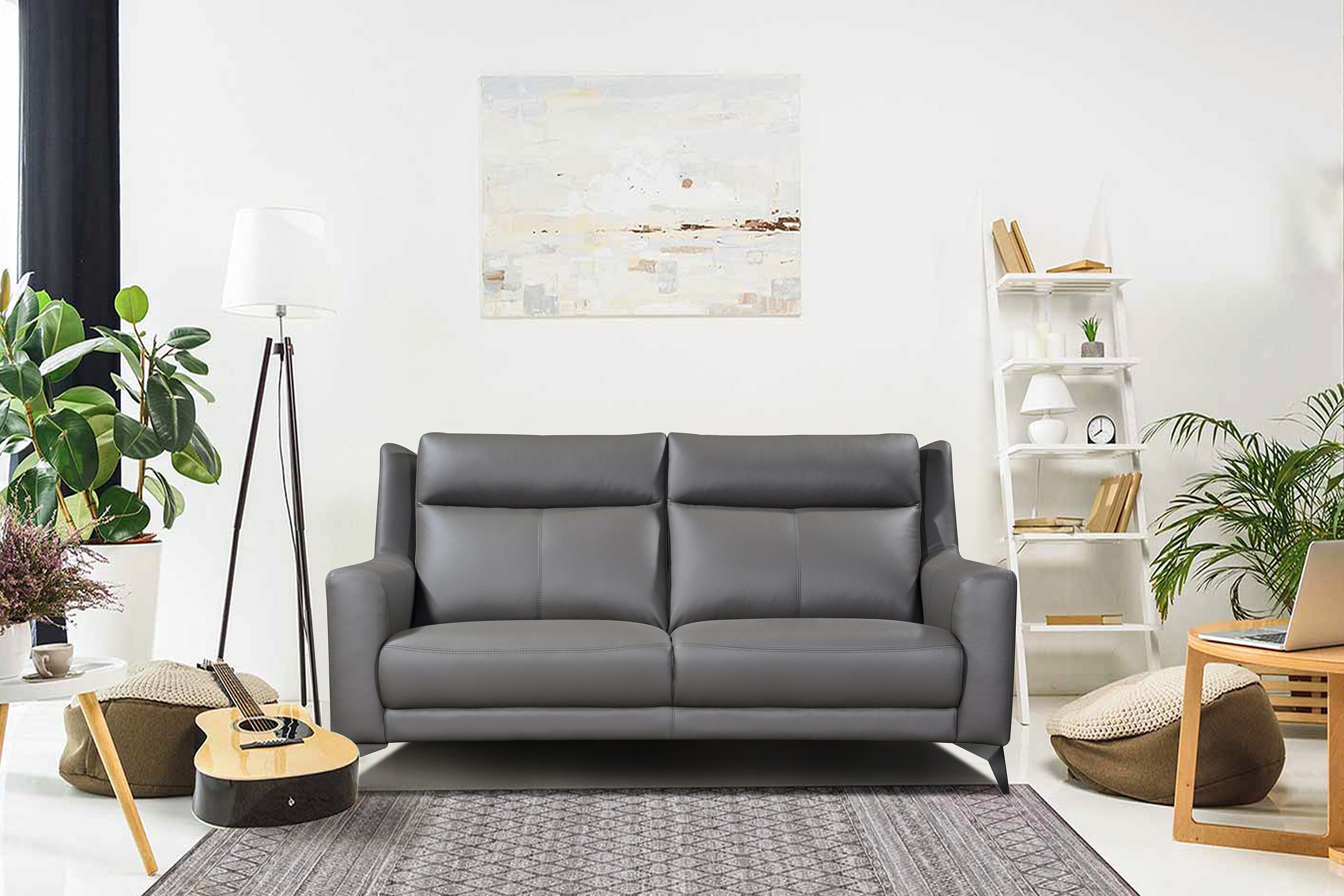 SOFIA 2.5 Seater Sofa In Leather By Castilla