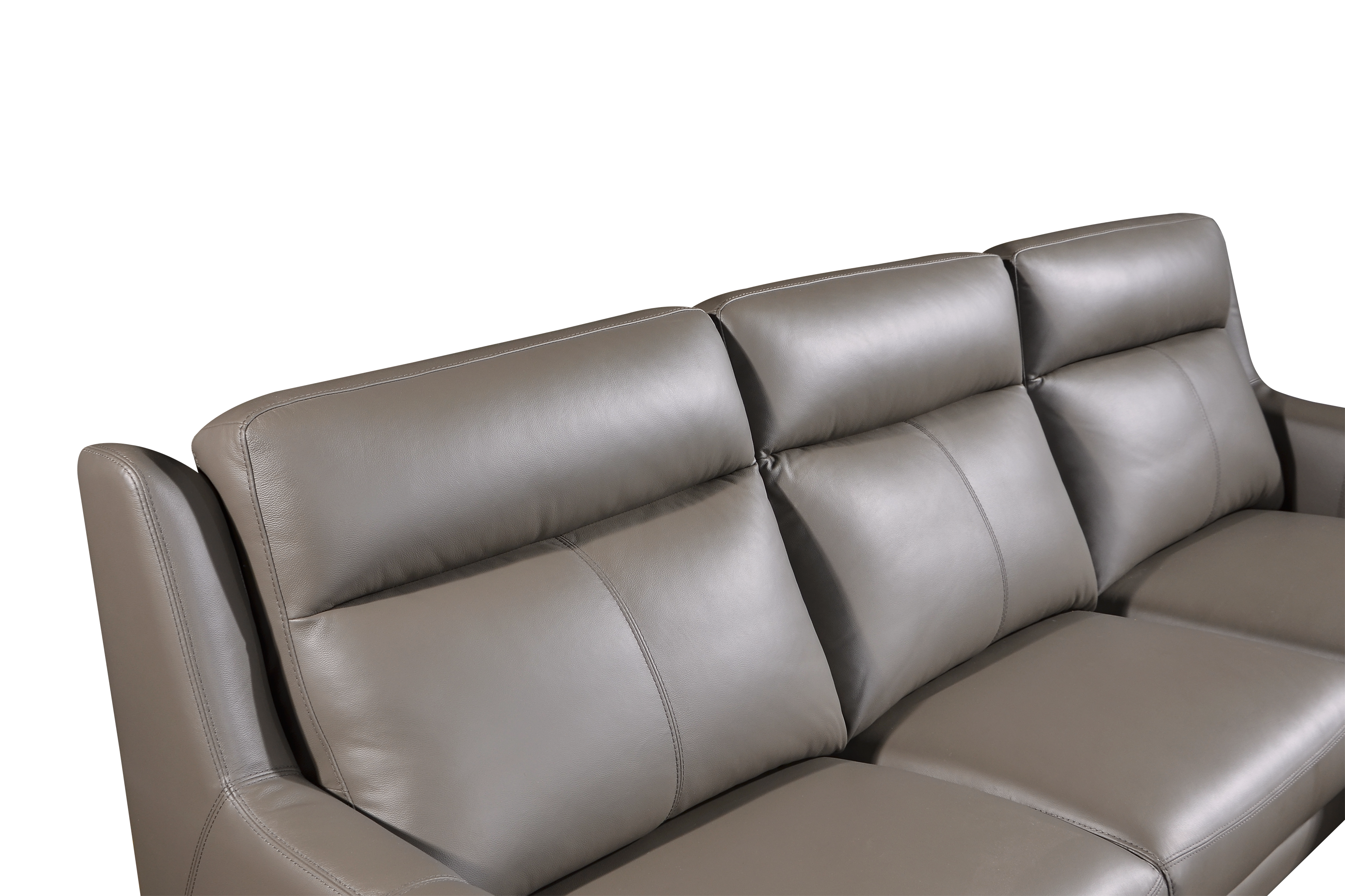SOFIA L-Shaped Sofa in Leather by Castilla