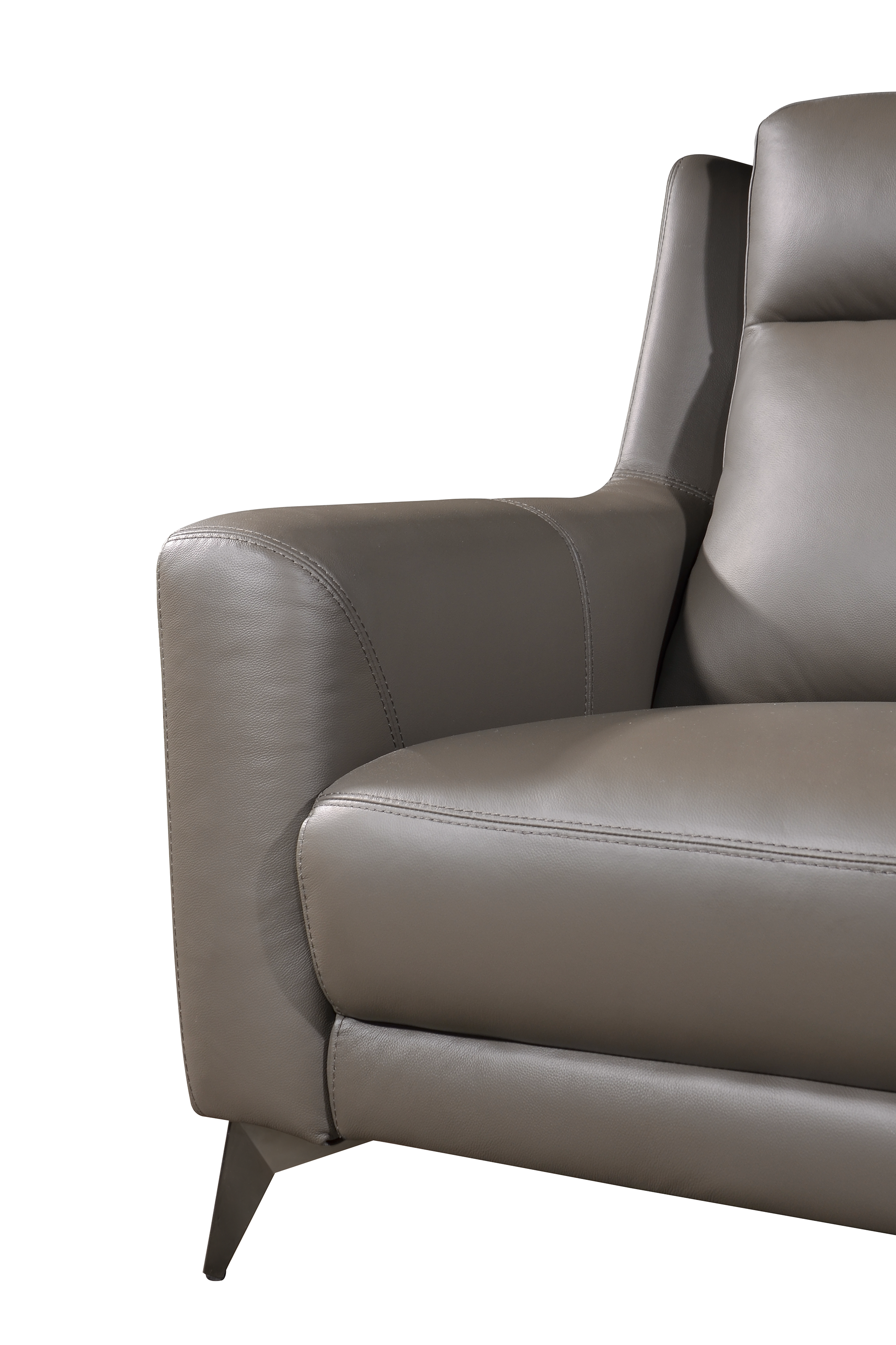 SOFIA L-Shaped Sofa in Leather by Castilla