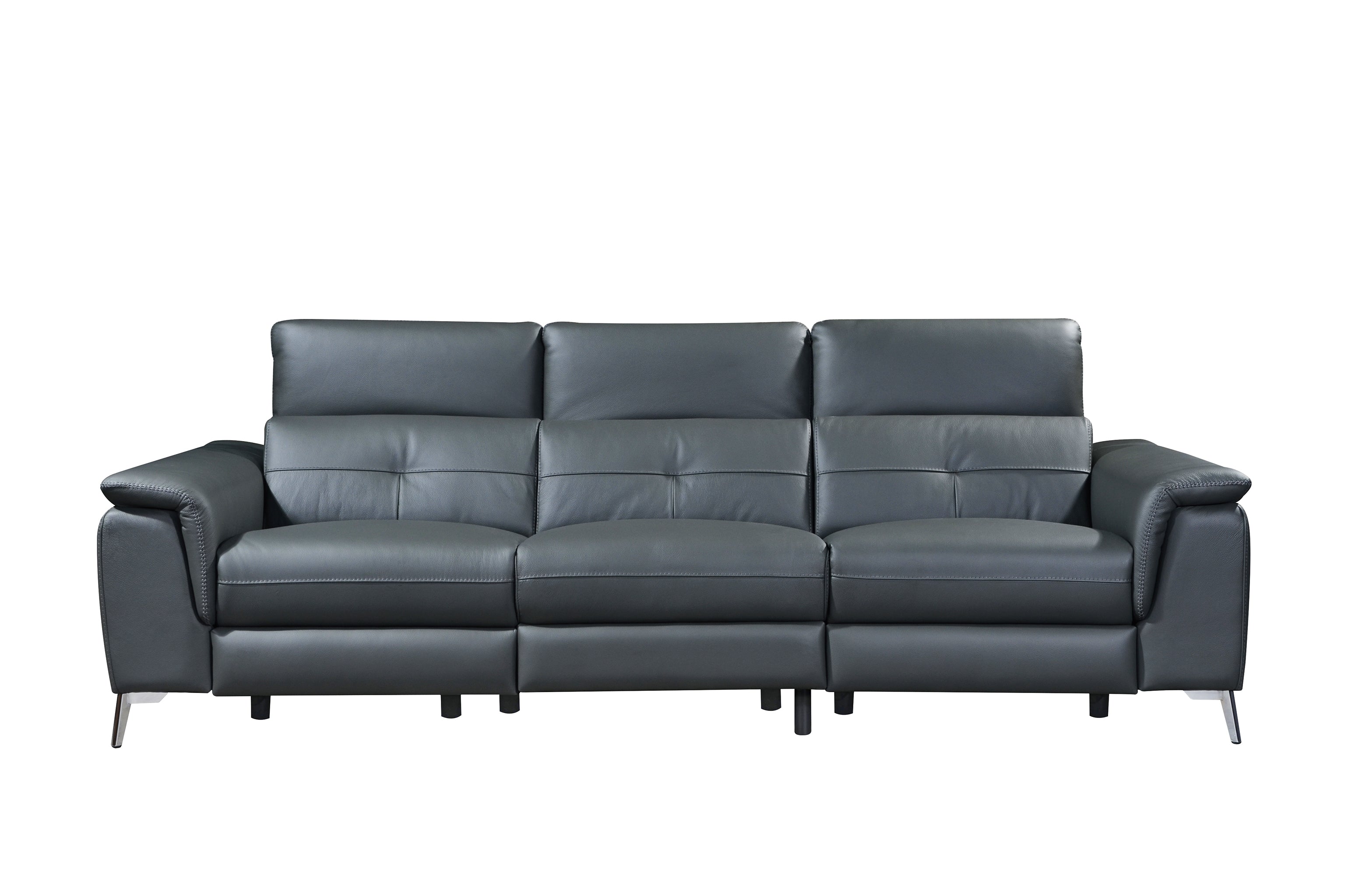TEVLA 3.5 Seater Incliner Sofa in Leather by Castilla