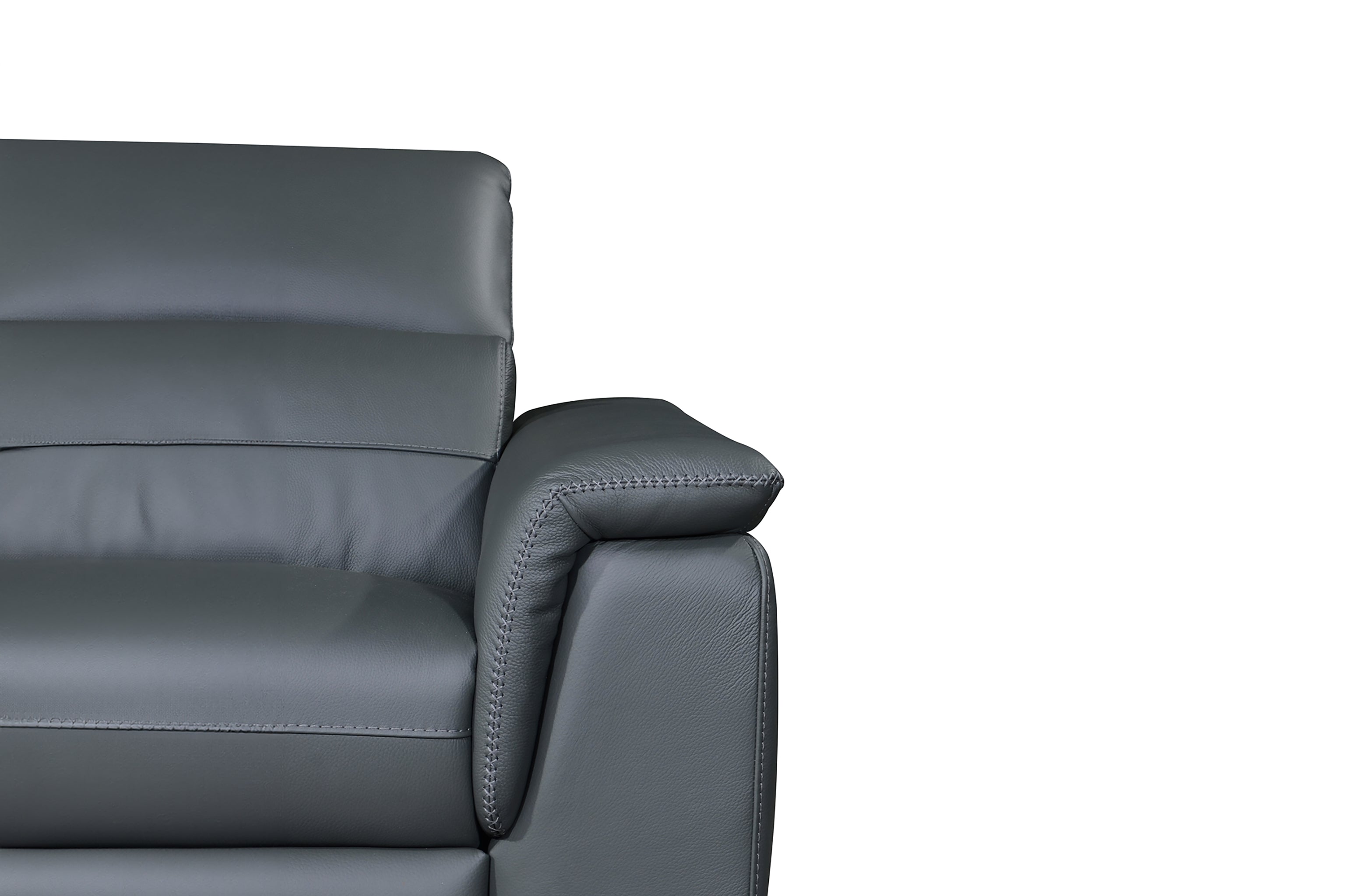 TEVLA 3.5 Seater Incliner Sofa in Leather by Castilla