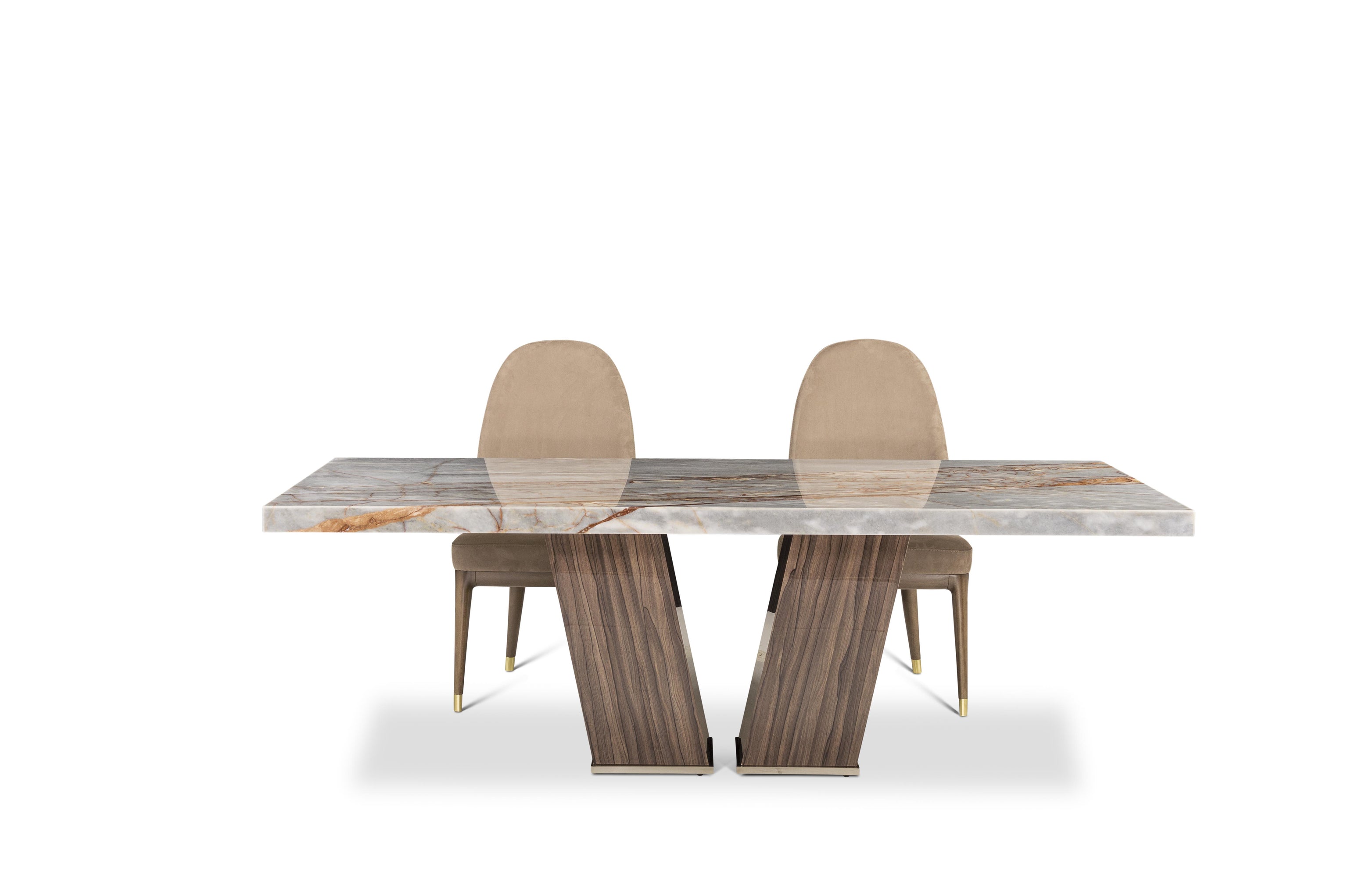VERTIGO Marble Dining Table by Stone International