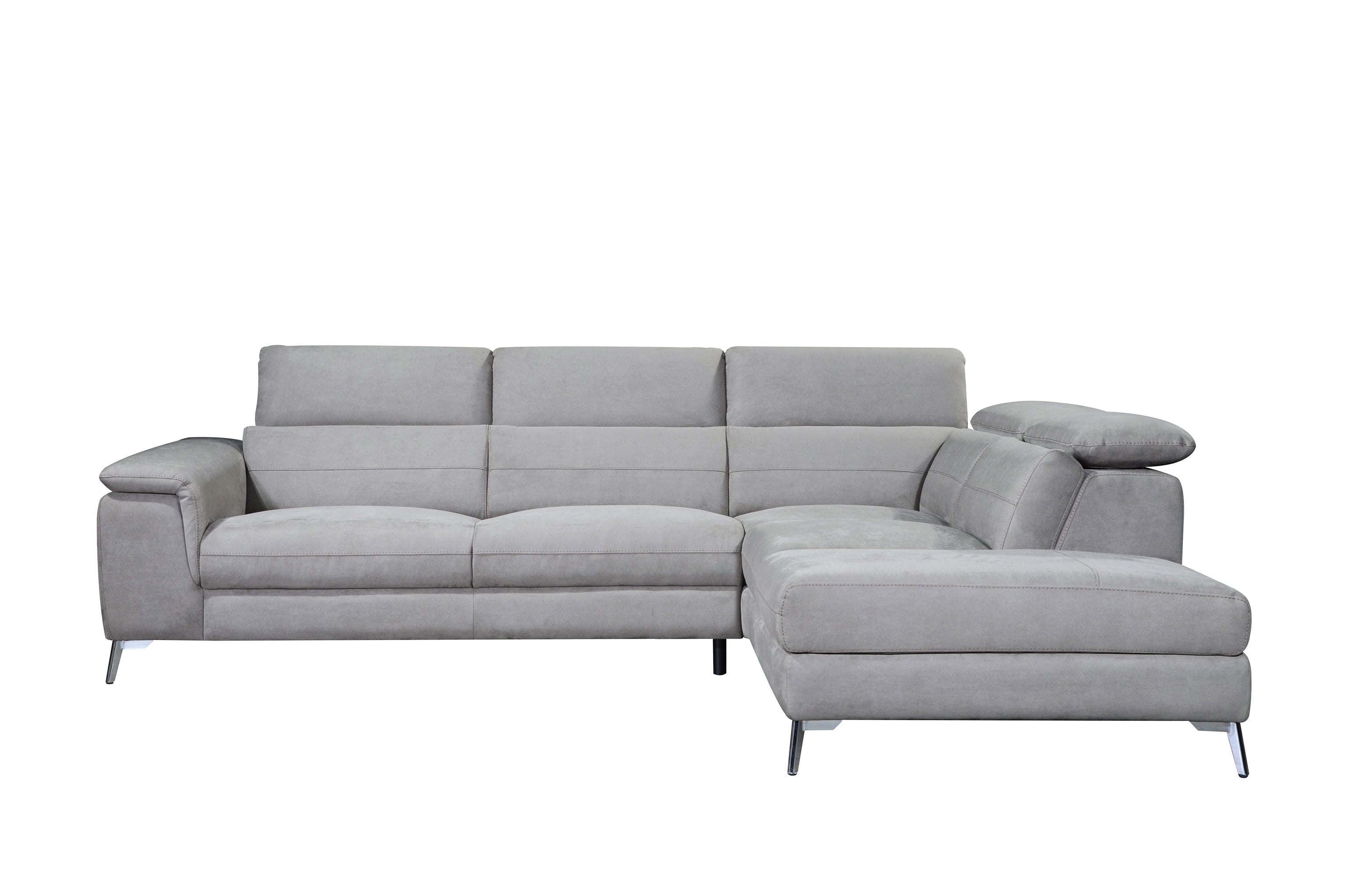 VOGUE II L-Shaped Incliner Sofa in Fabric by Castilla