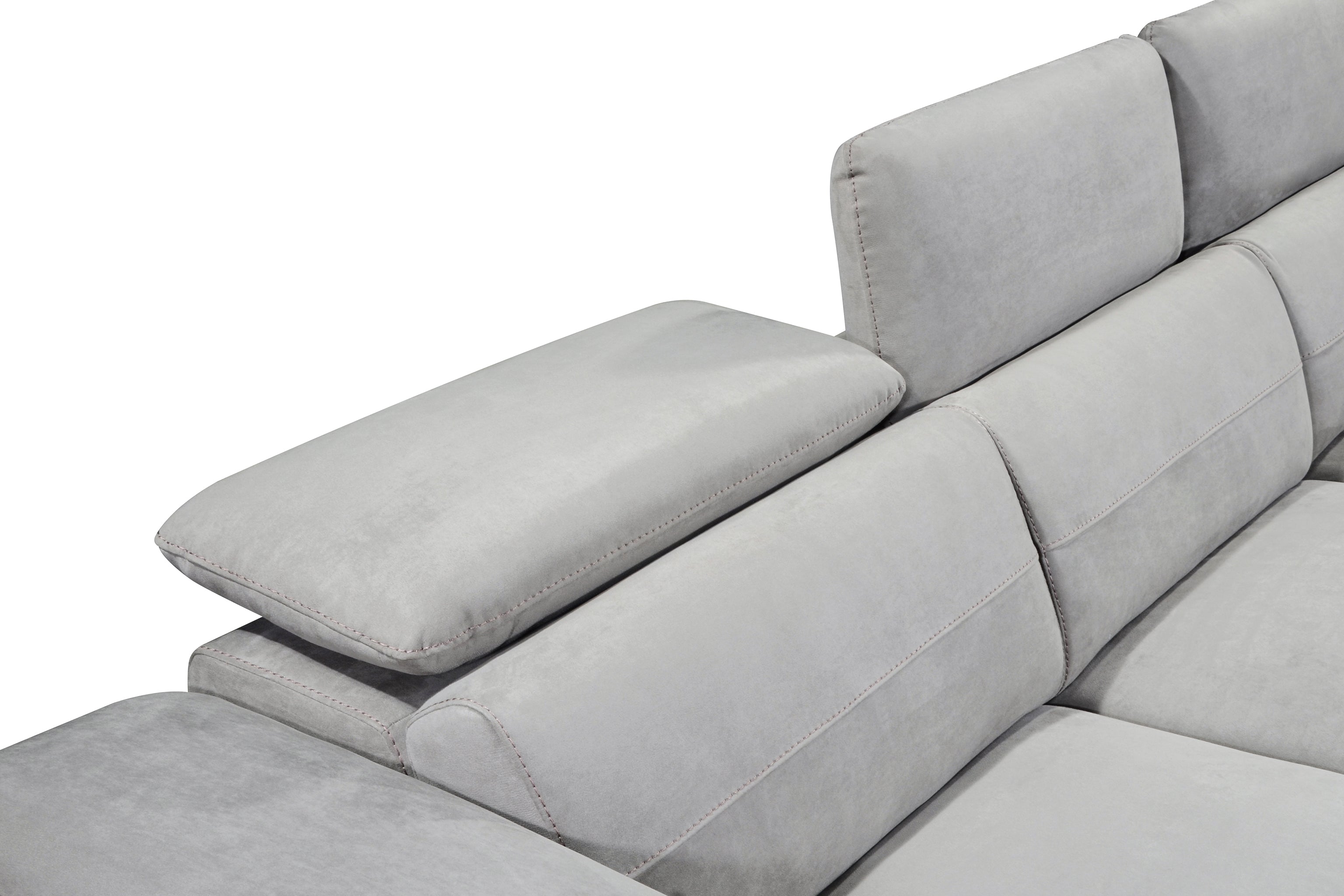 VOGUE II L-Shaped Incliner Sofa in Fabric by Castilla
