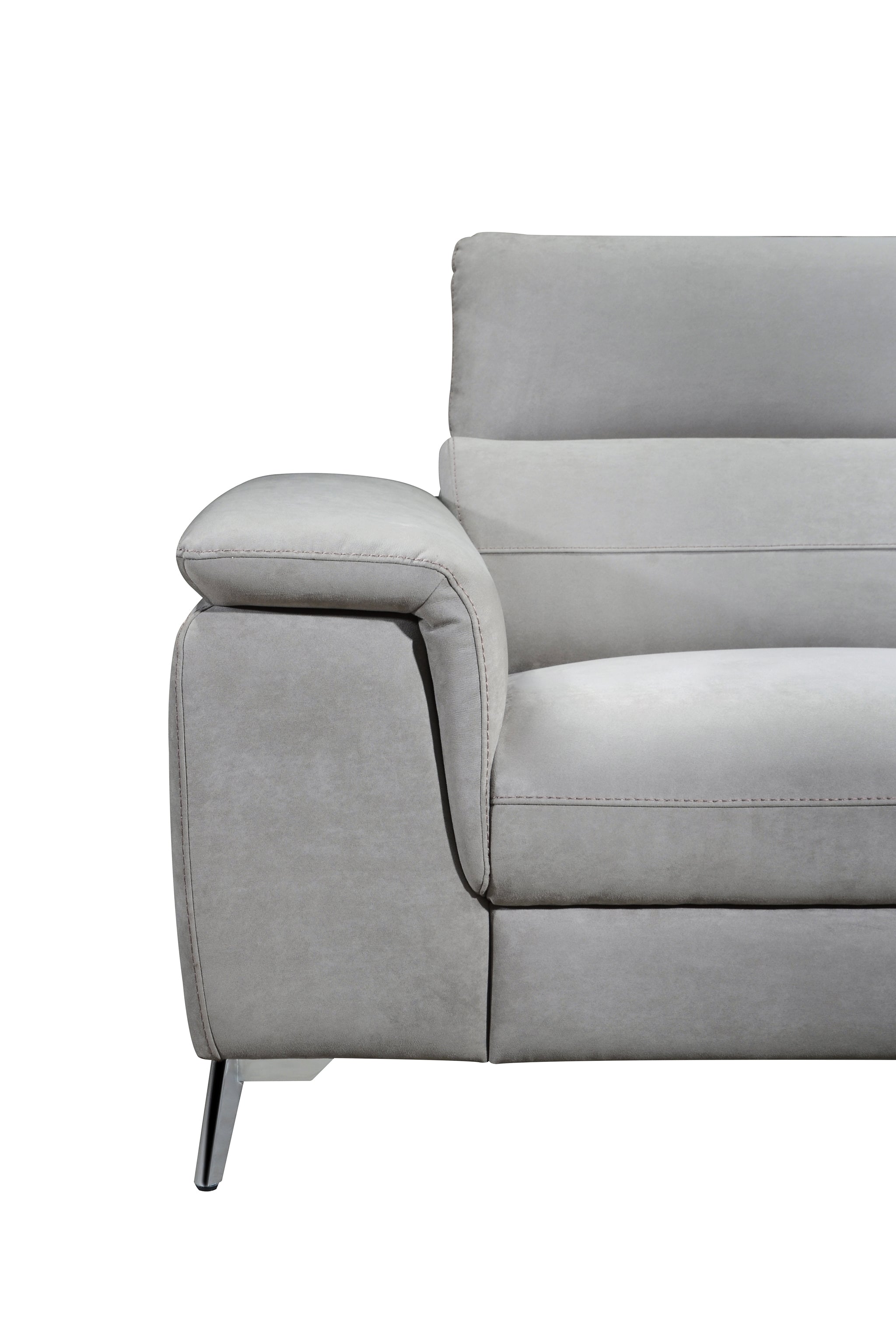 VOGUE II L-Shaped Incliner Sofa in Fabric by Castilla
