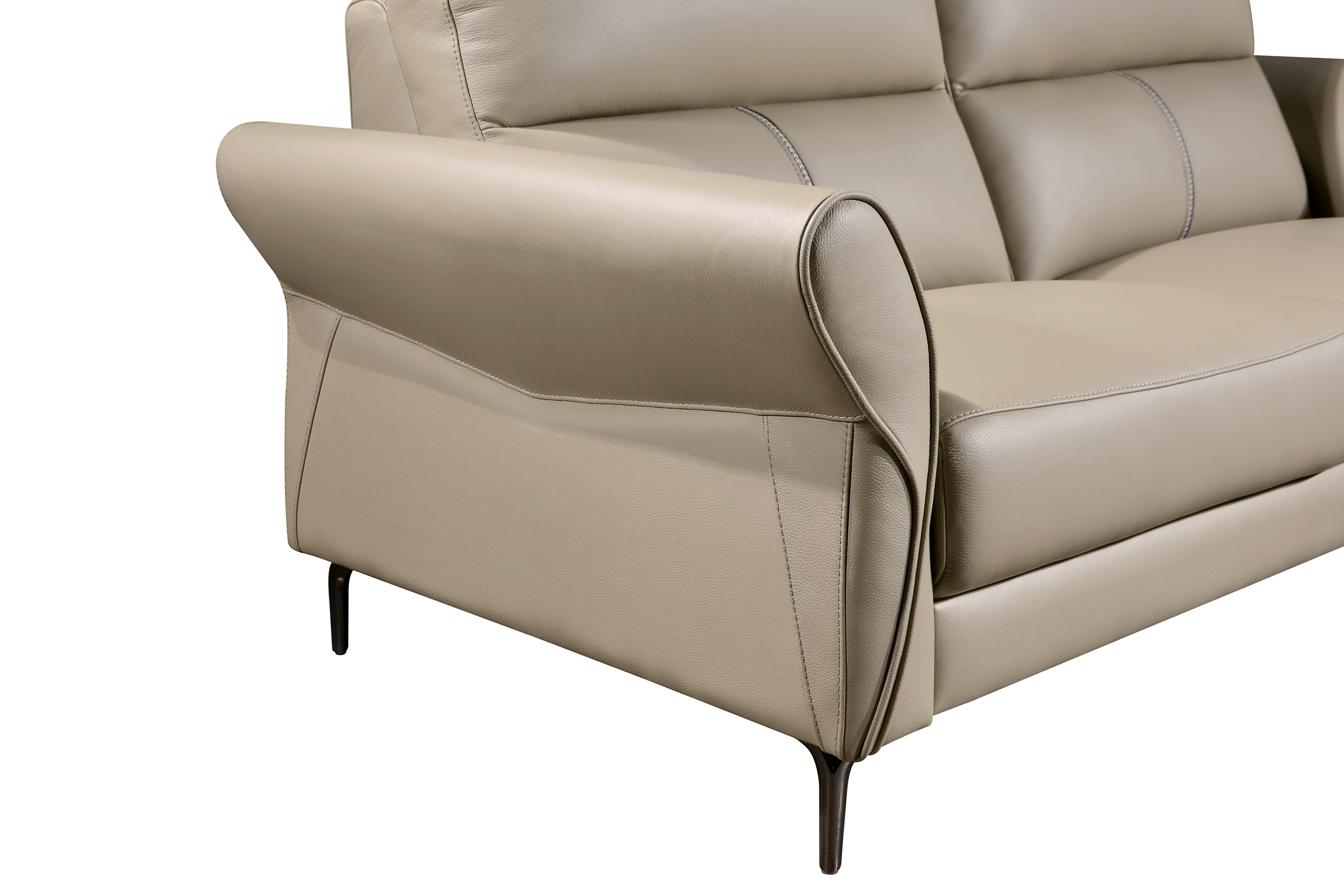 VOLLUTO 2.5 Seater Sofa In Leather By Castilla