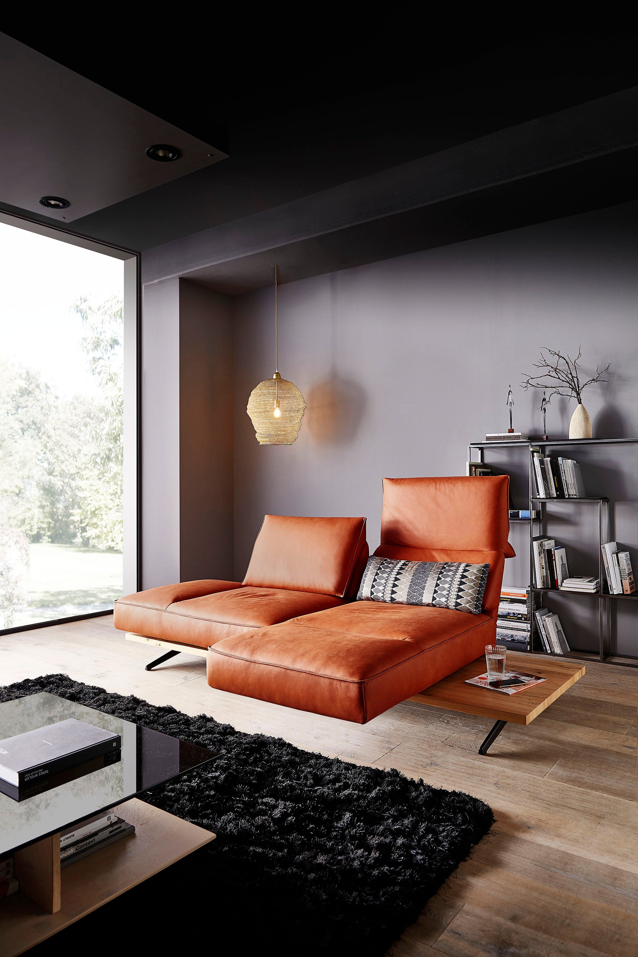 PHOENIX 2.5 Seater Sofa in Leather by Koinor