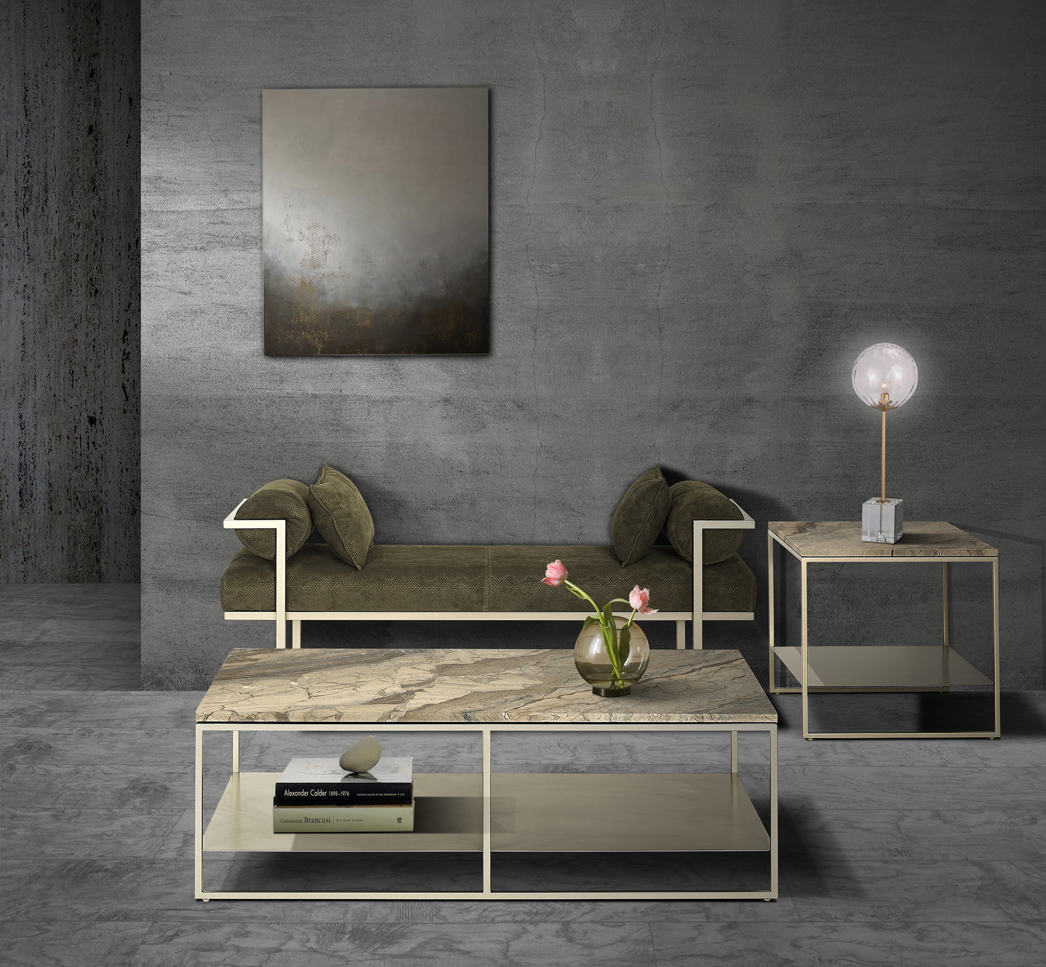 Italy-Made 1.2M Rectangle Marble Coffee Table | BILLY by Stone International