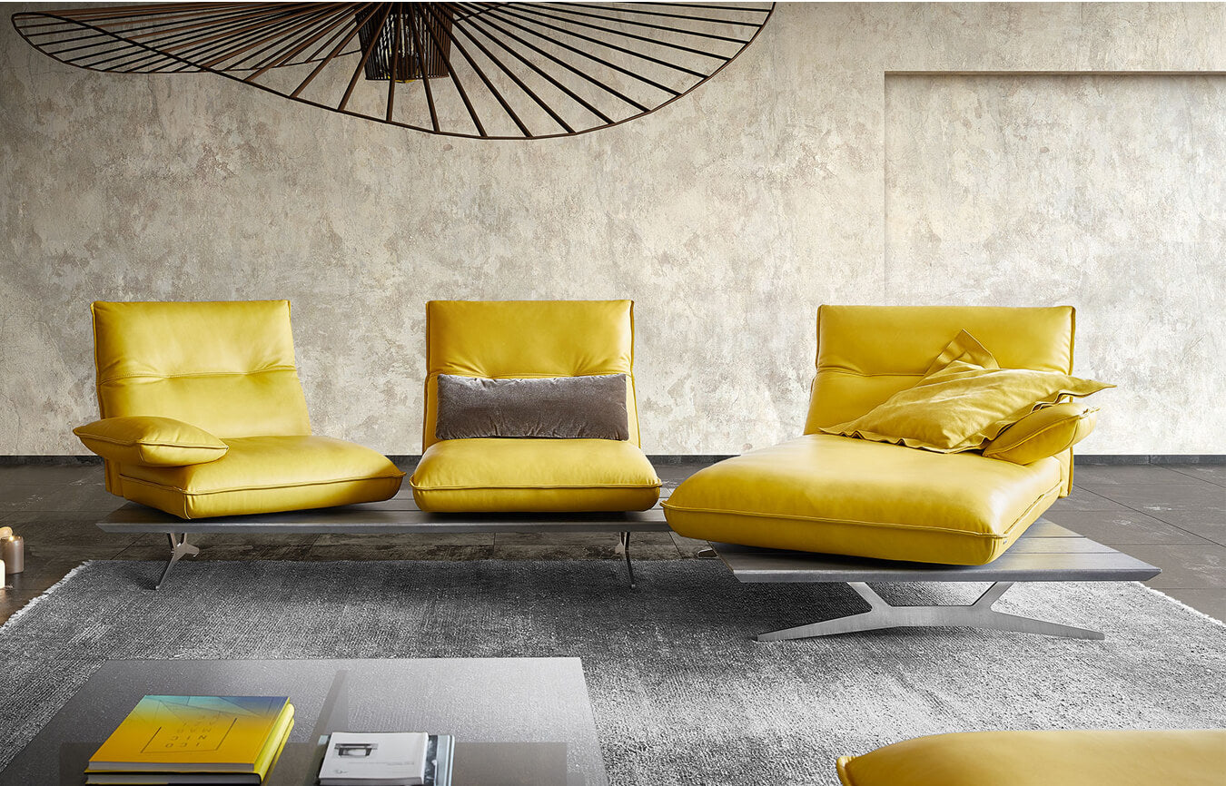 MARILYN Sectional Sofa in Leather by Koinor