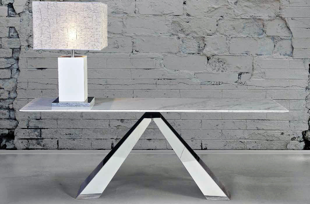 Italy-Made Marble Dining Table | BUTTERFLY by Stone International