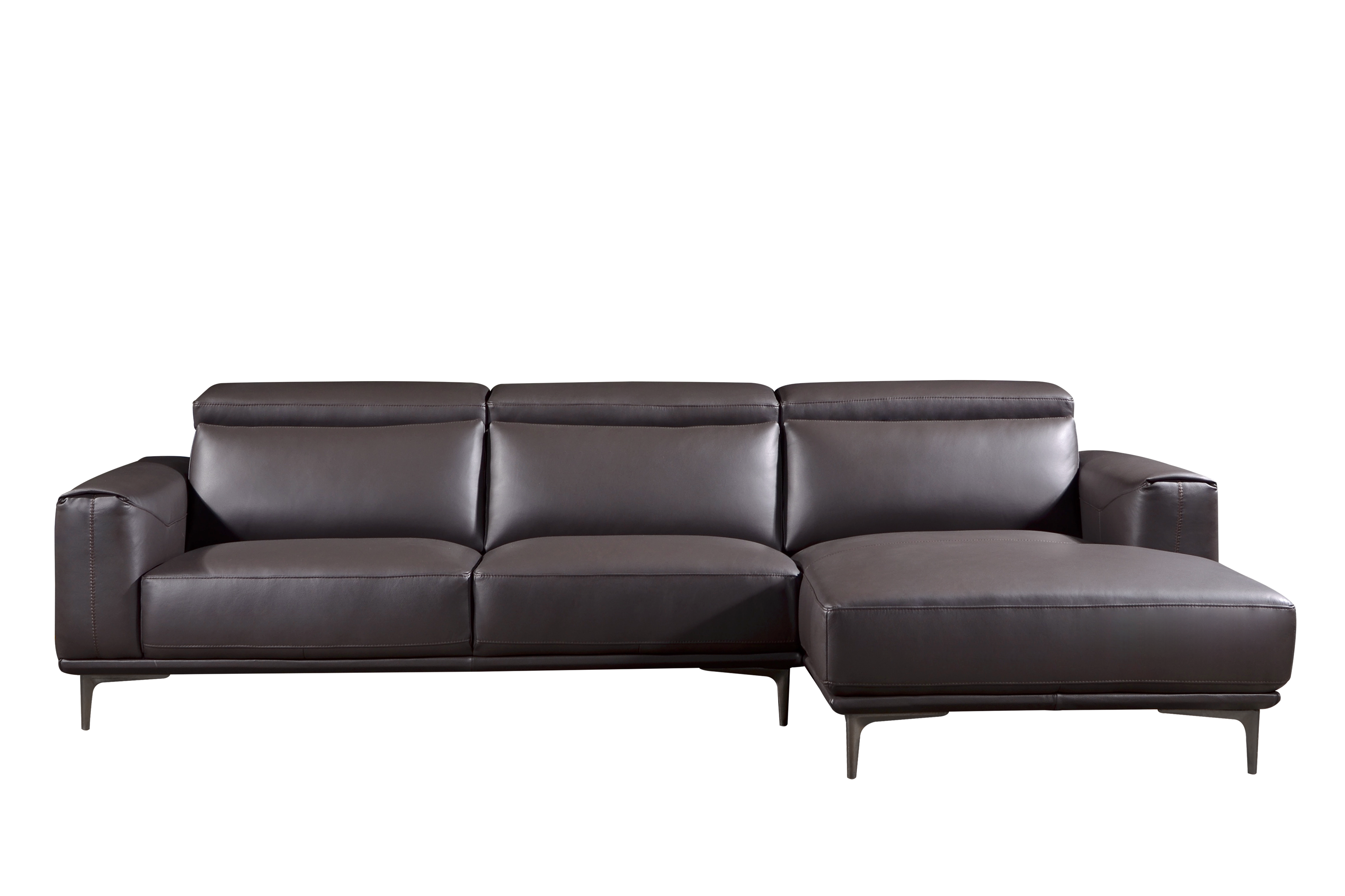 EVERSTON L-Shaped Sofa in Leather by Castilla