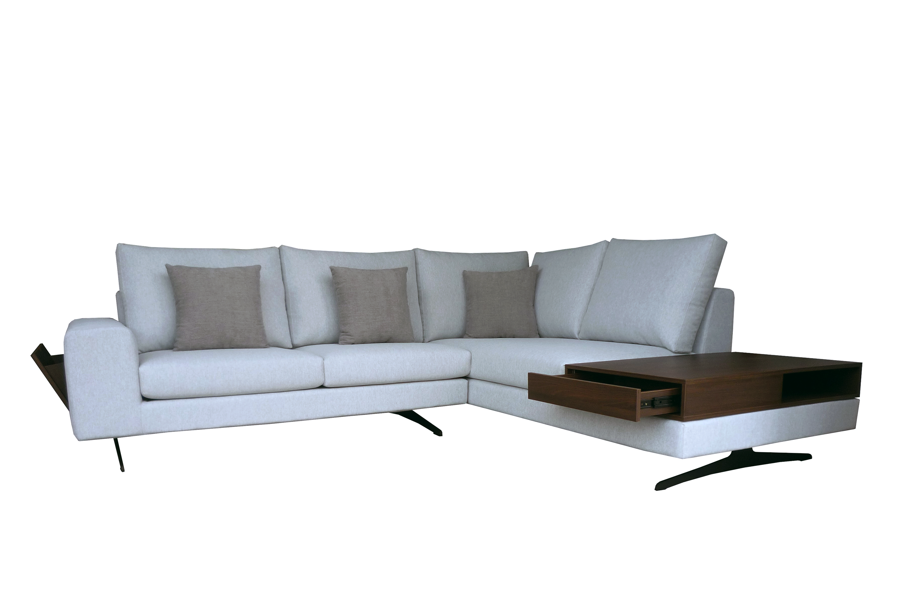 FREESIA Sectional Sofa in Fabric by Castilla