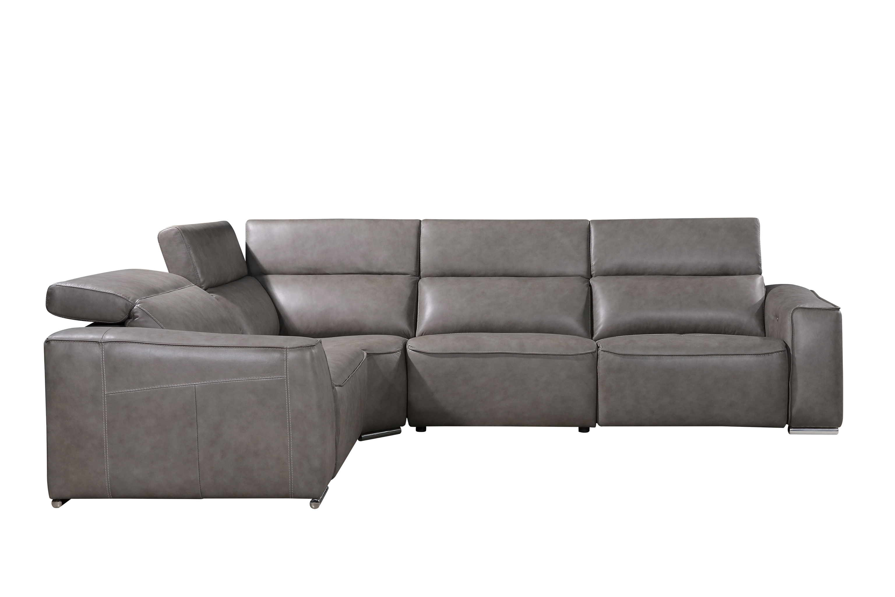 HENRIETTA Sectional Recliner Sofa in Leather by Castilla