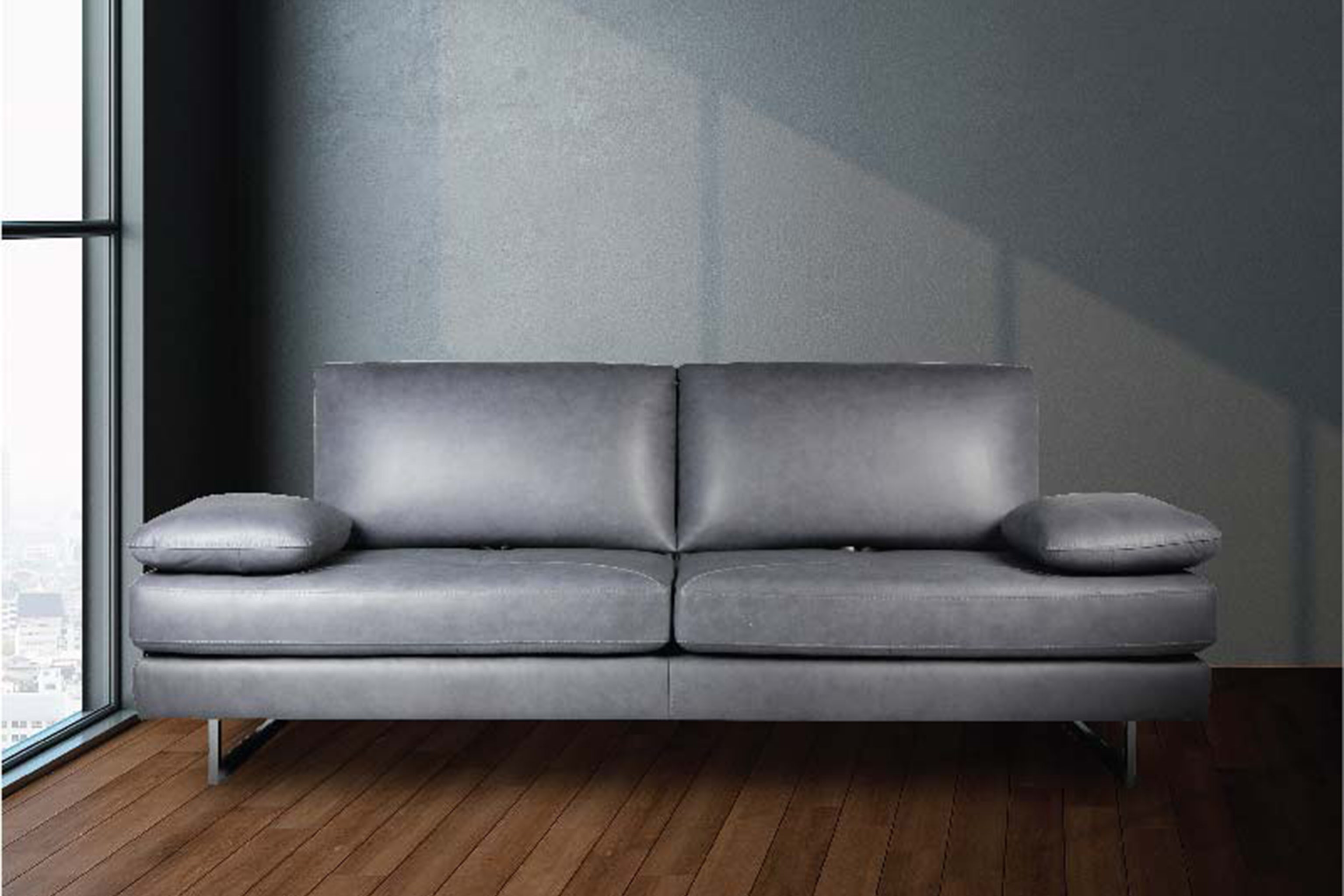 DAY NIGHT 3 Seater Sofa in Leather by Castilla