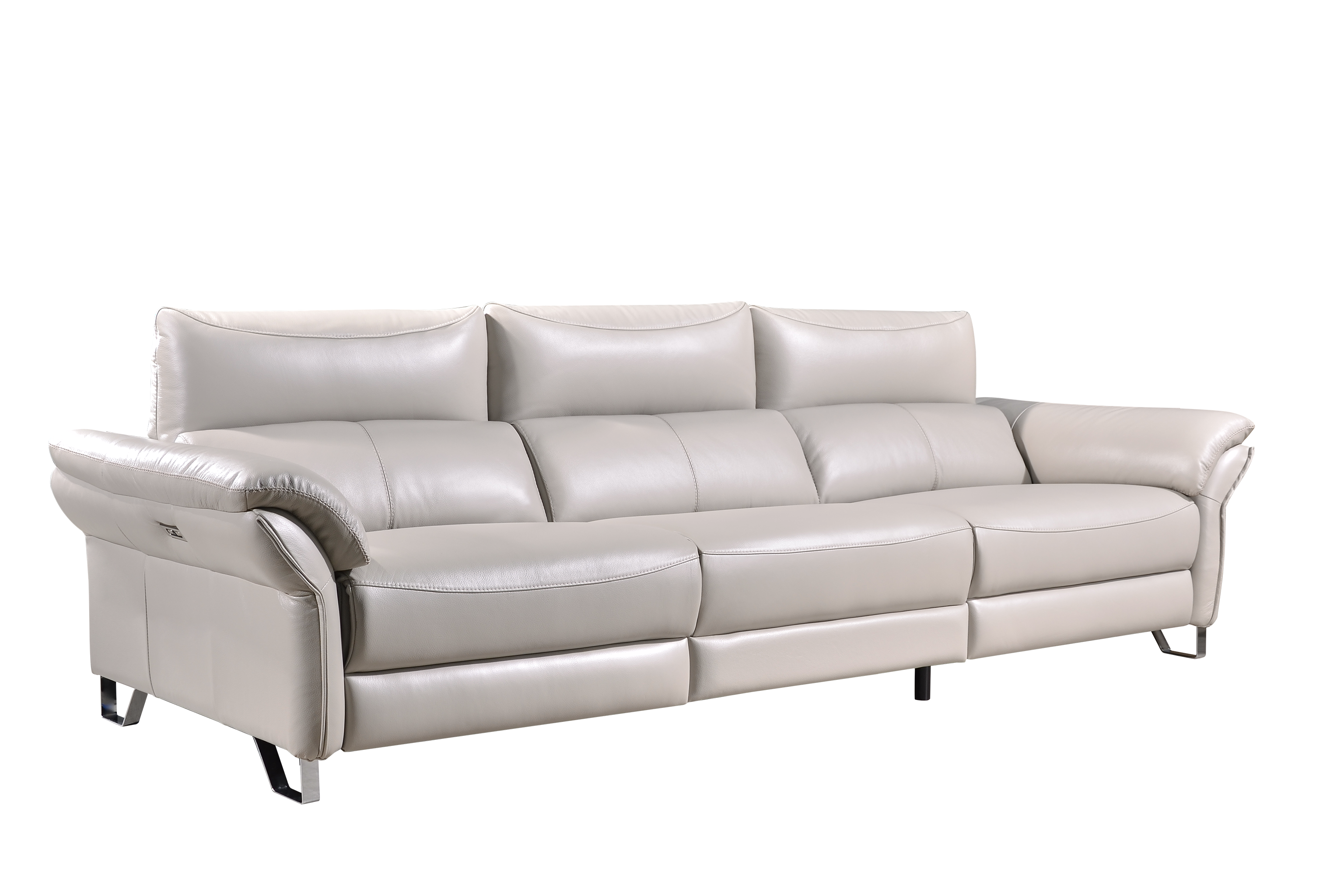TOMAS 3.5 Seater Recliner Sofa in Leather by Castilla