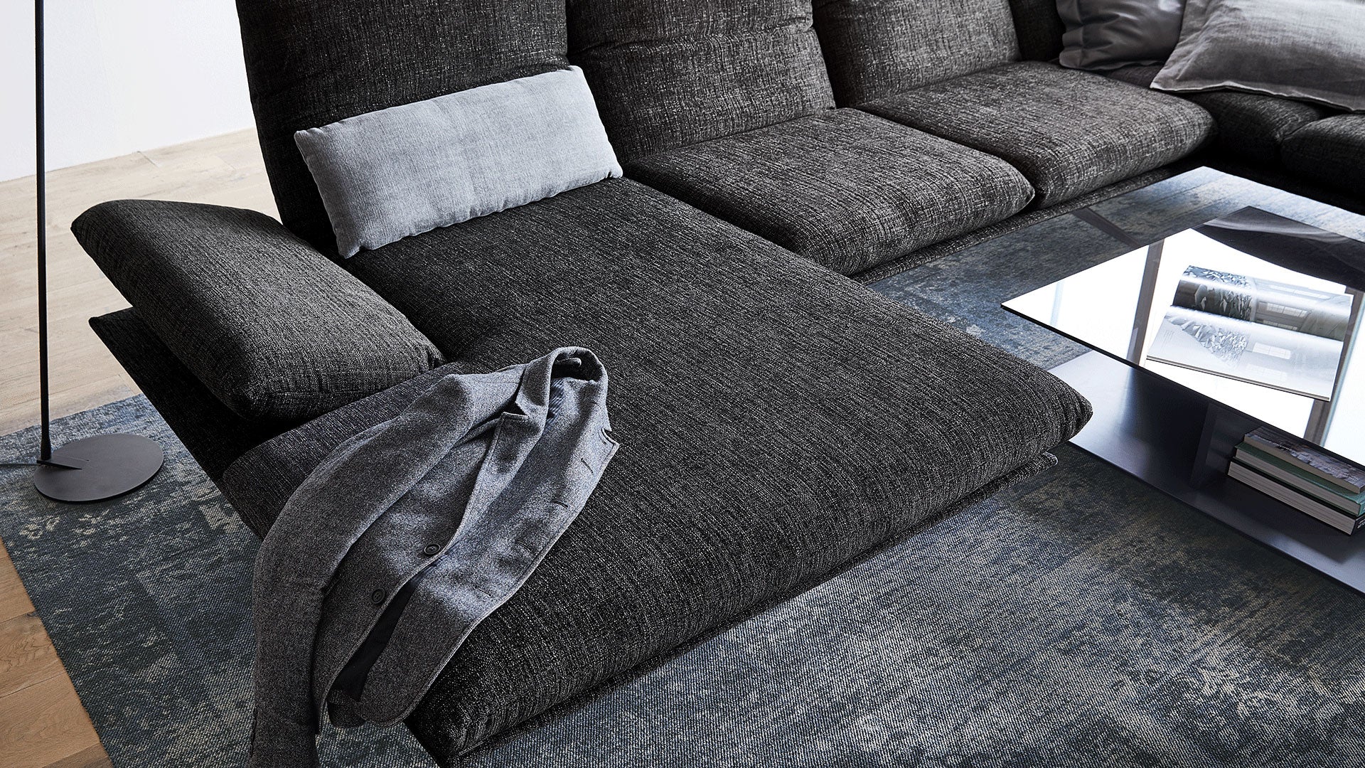 FRANCIS Sectional Sofa in Fabric by Koinor