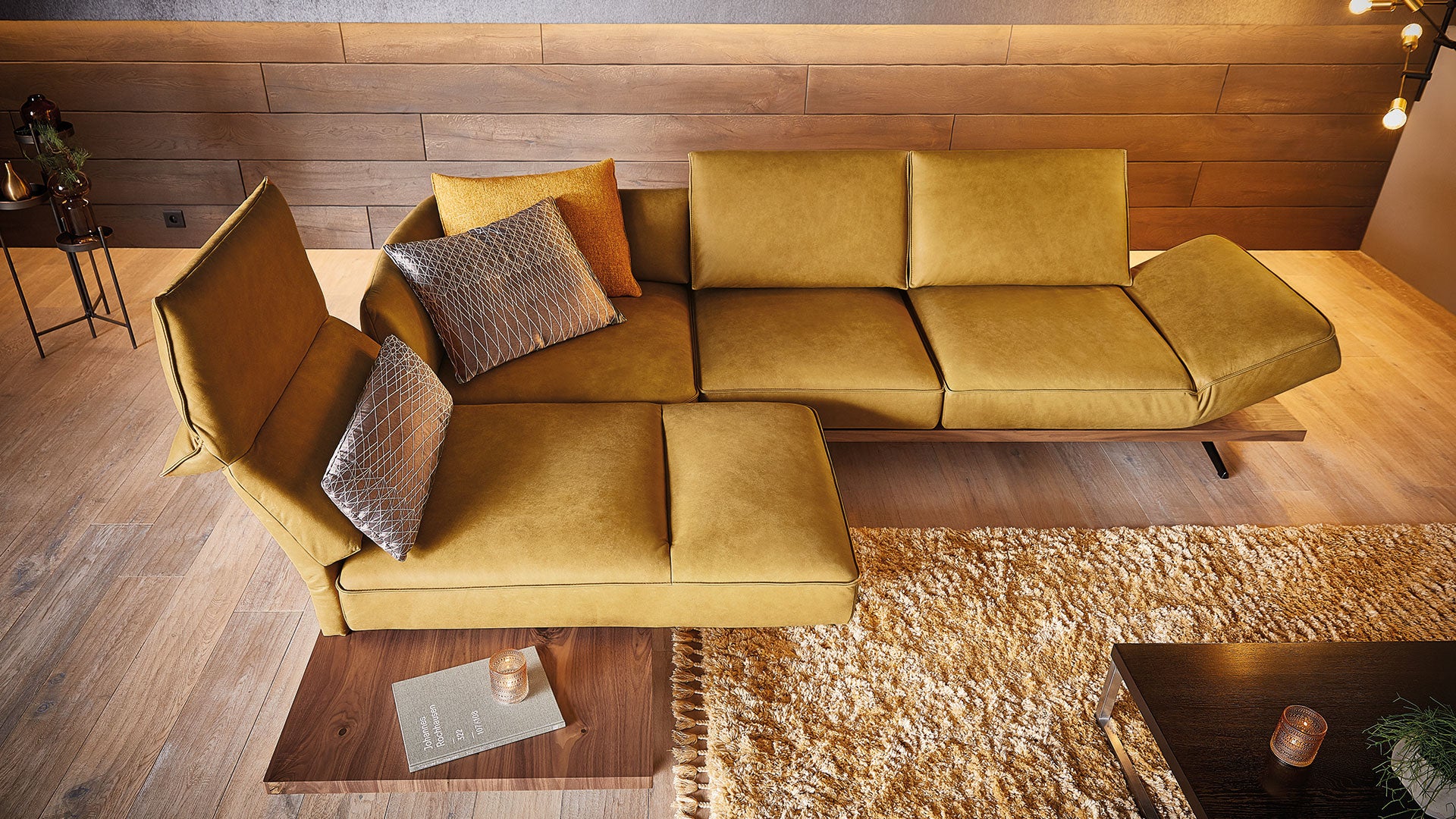 PHOENIX Sectional Sofa in Leather by Koinor