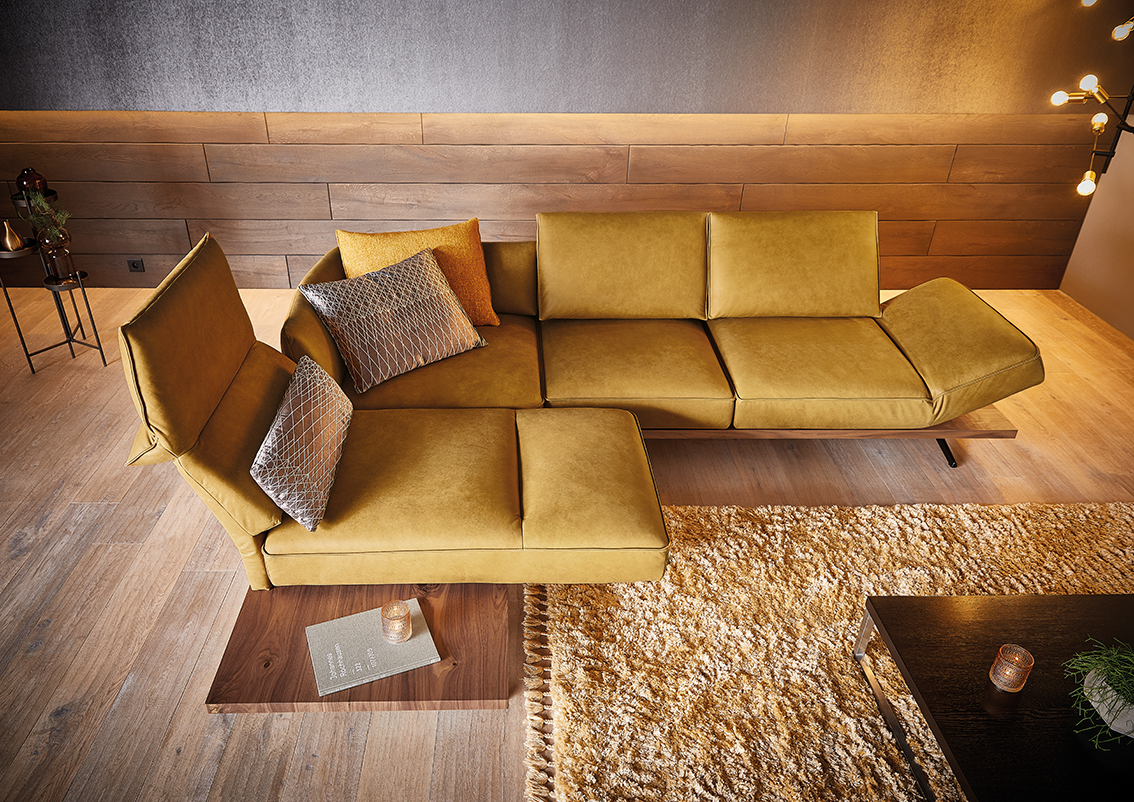 PHOENIX Sectional Sofa in Leather by Koinor