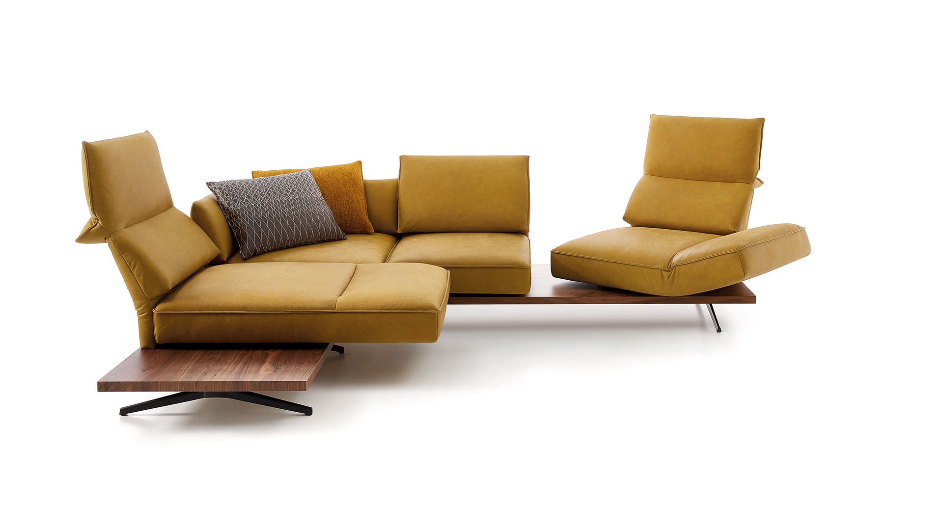 PHOENIX Sectional Sofa in Leather by Koinor